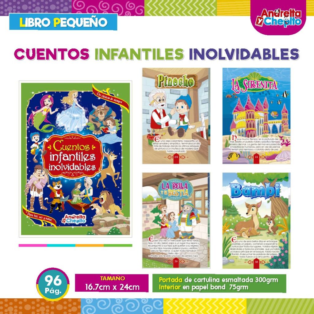 CUENTOS INFANTILES INOLVIDABLES – ANDREITA Y CHEPITO